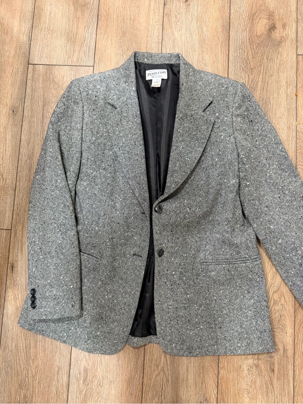 Pendleton Gray Tweed Blazer